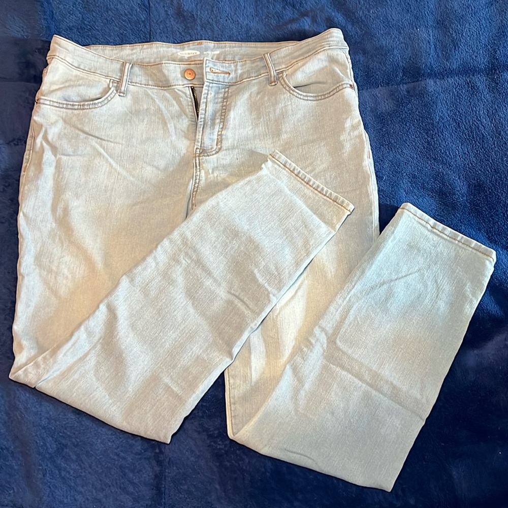 NWOT Old Navy Super Skinny Light Blue Jeans